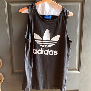 black adidas muscle tank